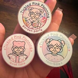 Tickled pink planning washi